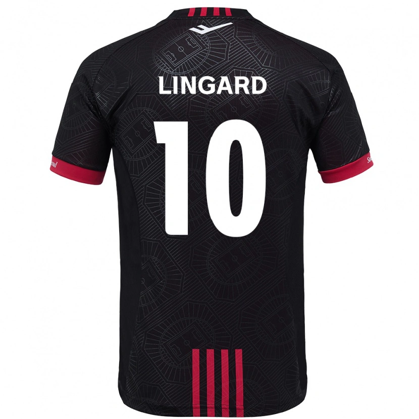 Danxen Homem Camisola Jesse Lingard #10 Preto Vermelho Principal 2025/26 Camisa Brasil