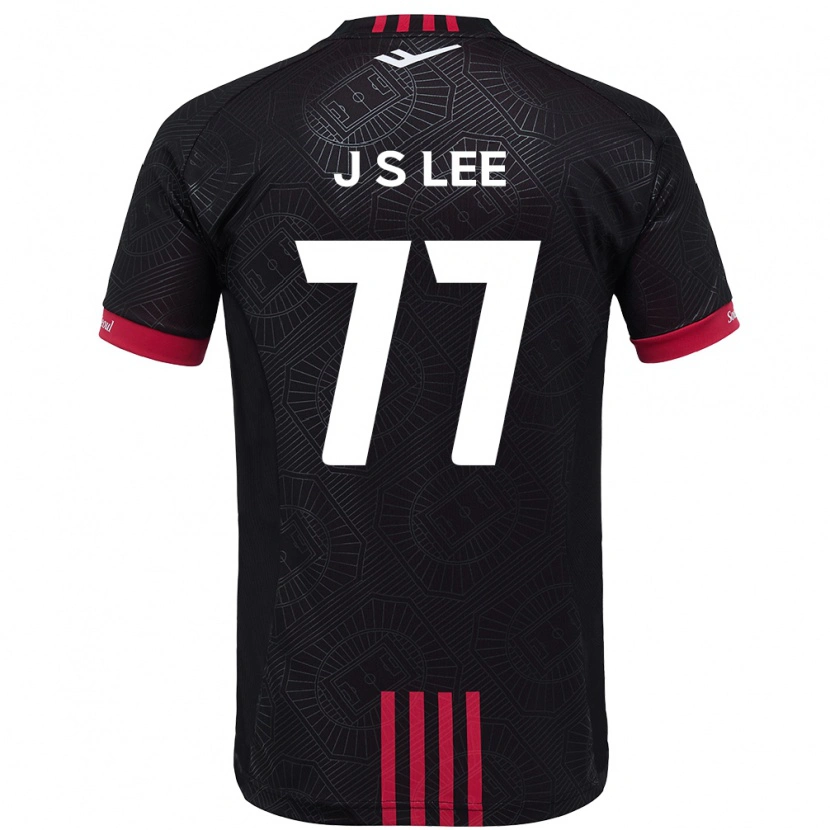 Danxen Homem Camisola Seung-Joon Lee #77 Preto Vermelho Principal 2025/26 Camisa Brasil
