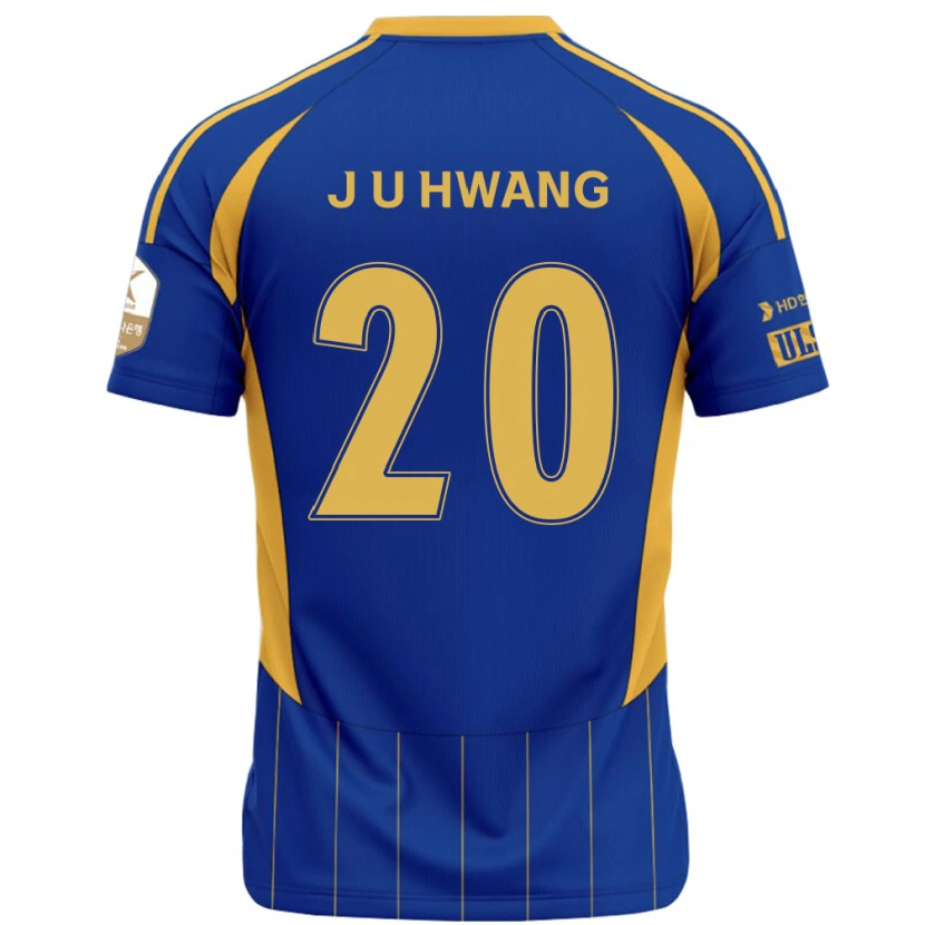 Danxen Homem Camisola Ui-Jun Hwang #20 Azul Royal Amarelo Principal 2025/26 Camisa Brasil