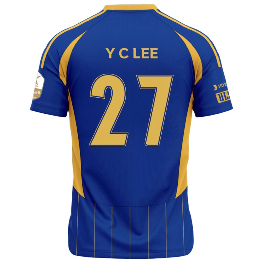 Danxen Homem Camisola Chung-Yong Lee #27 Azul Royal Amarelo Principal 2025/26 Camisa Brasil