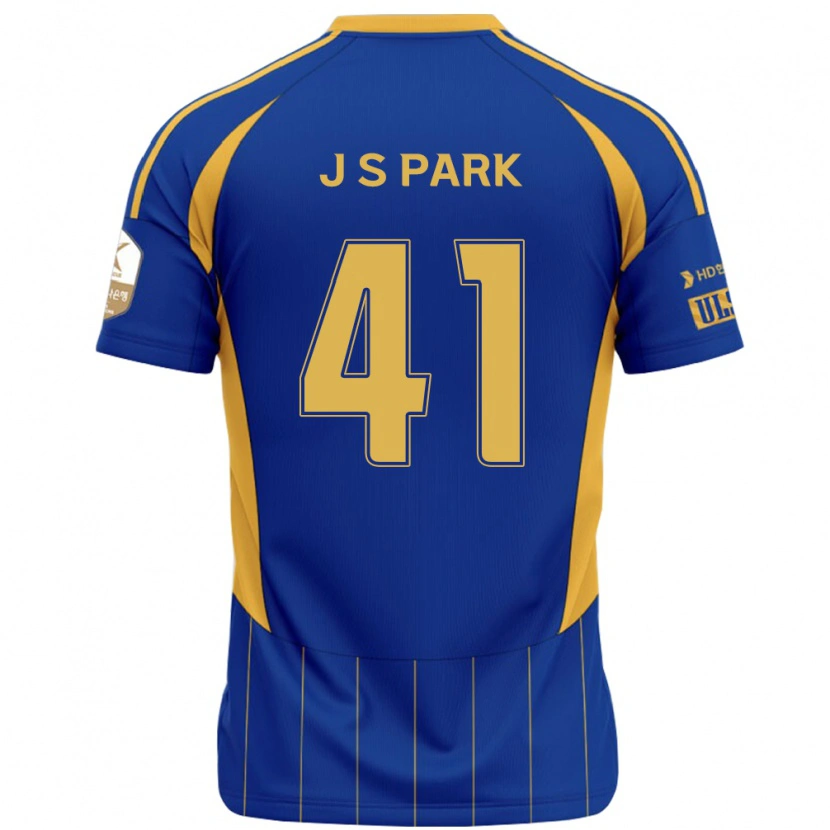 Danxen Homem Camisola Sang-Jun Park #41 Azul Royal Amarelo Principal 2025/26 Camisa Brasil