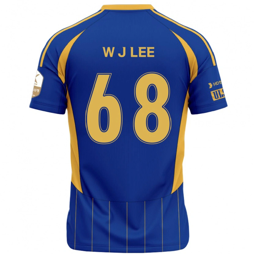 Danxen Homem Camisola Jae-Wook Lee #68 Azul Royal Amarelo Principal 2025/26 Camisa Brasil