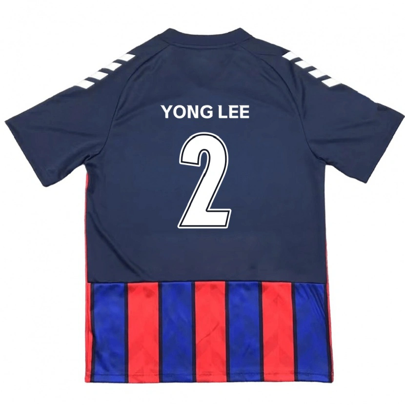 Danxen Homem Camisola Yong Lee #2 Azul Royal Vermelho Principal 2025/26 Camisa Brasil