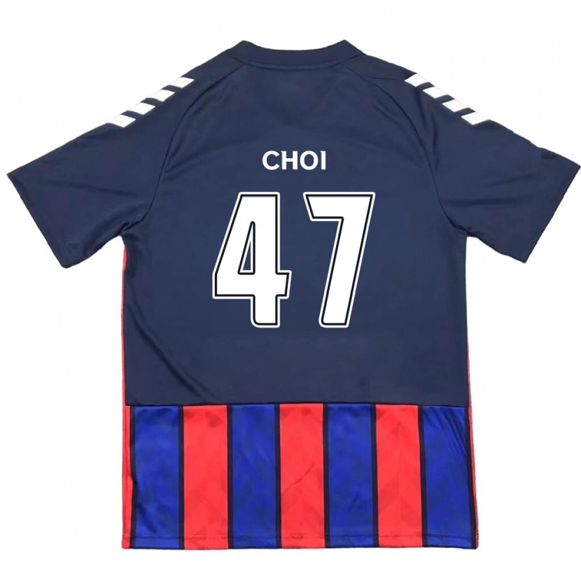 Danxen Homem Camisola San Choi #47 Azul Royal Vermelho Principal 2025/26 Camisa Brasil