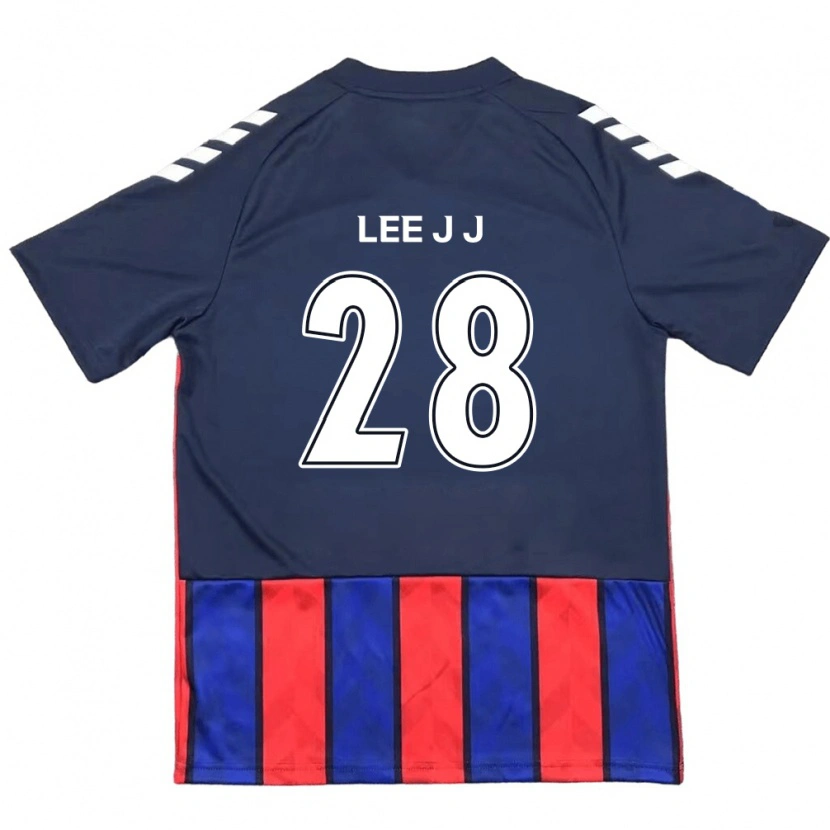 Danxen Homem Camisola Lee Jin-Joo #28 Azul Royal Vermelho Principal 2025/26 Camisa Brasil
