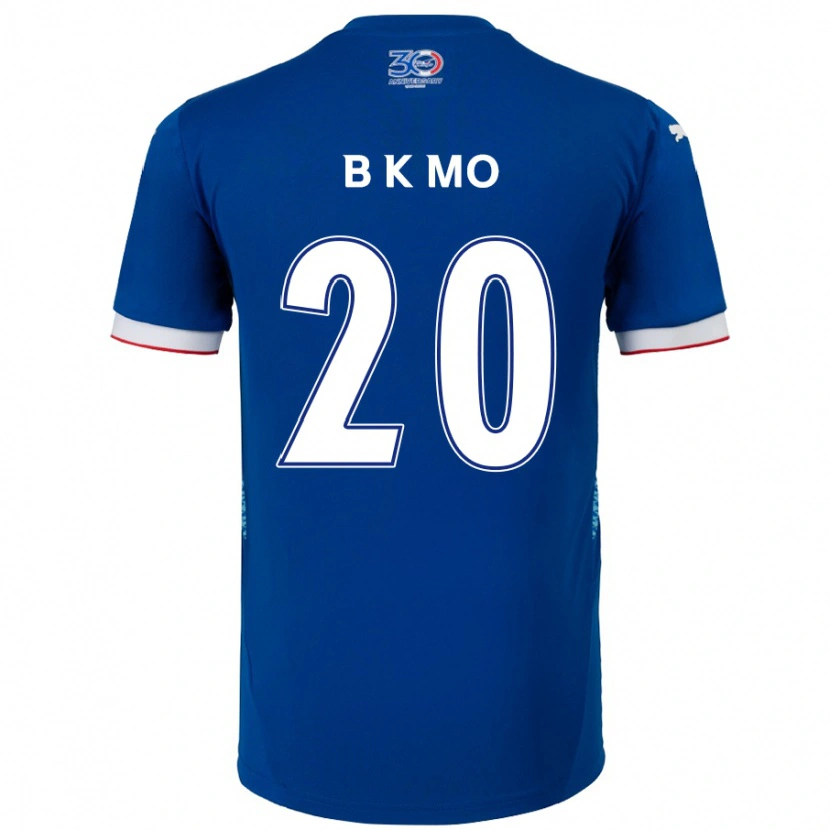 Danxen Homem Camisola Kyung-Bin Mo #20 Azul Royal Branco Principal 2025/26 Camisa Brasil