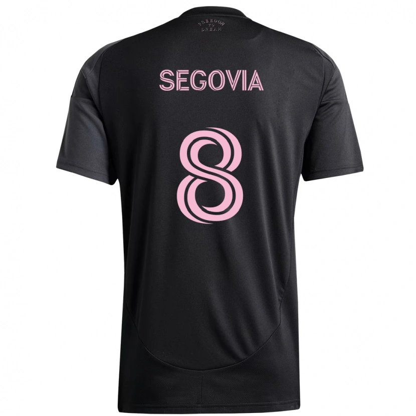 Danxen Homem Camisola Telasco Segovia #8 Preto Rosa Alternativa 2025/26 Camisa Brasil