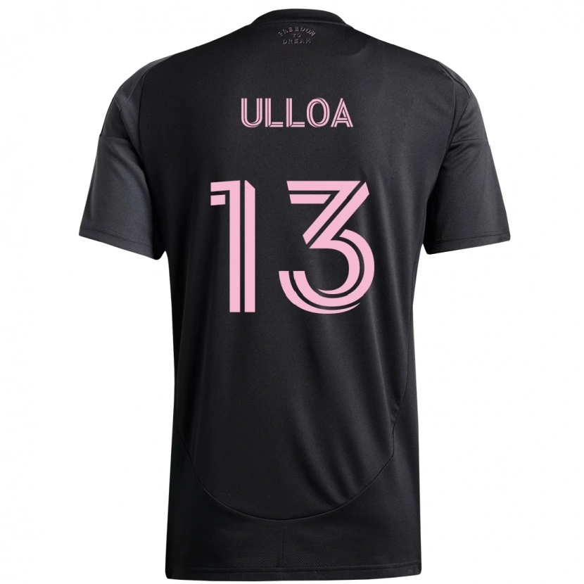 Danxen Homem Camisola Víctor Ulloa #13 Preto Rosa Alternativa 2025/26 Camisa Brasil