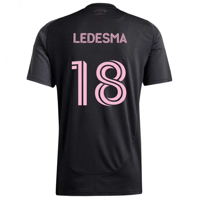 Danxen Homem Camisola Santiago Ledesma #18 Preto Rosa Alternativa 2025/26 Camisa Brasil