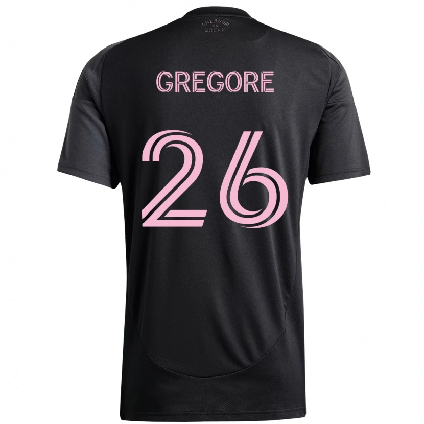 Danxen Homem Camisola Gregore #26 Preto Rosa Alternativa 2025/26 Camisa Brasil