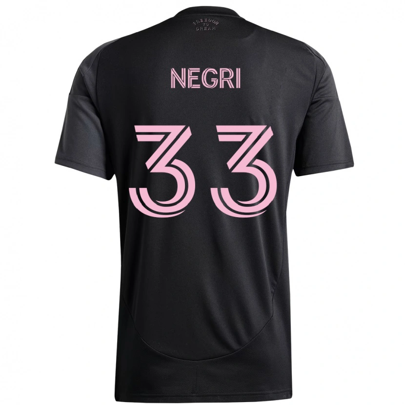 Danxen Homem Camisola Franco Negri #33 Preto Rosa Alternativa 2025/26 Camisa Brasil