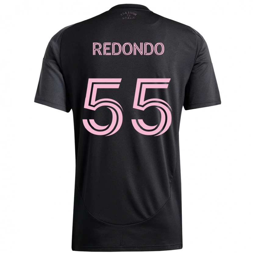 Danxen Homem Camisola Federico Redondo #55 Preto Rosa Alternativa 2025/26 Camisa Brasil