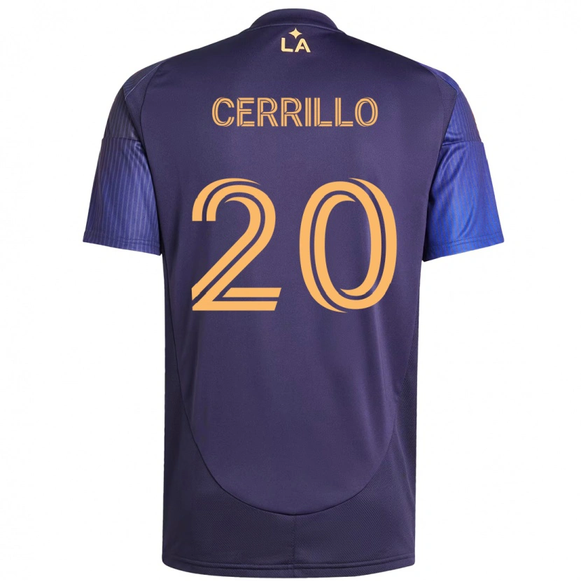 Danxen Homem Camisola Edwin Cerrillo #20 Roxo Azul Alternativa 2025/26 Camisa Brasil