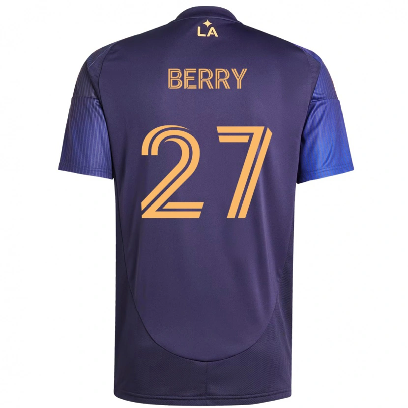 Danxen Homem Camisola Miguel Berry #27 Roxo Azul Alternativa 2025/26 Camisa Brasil