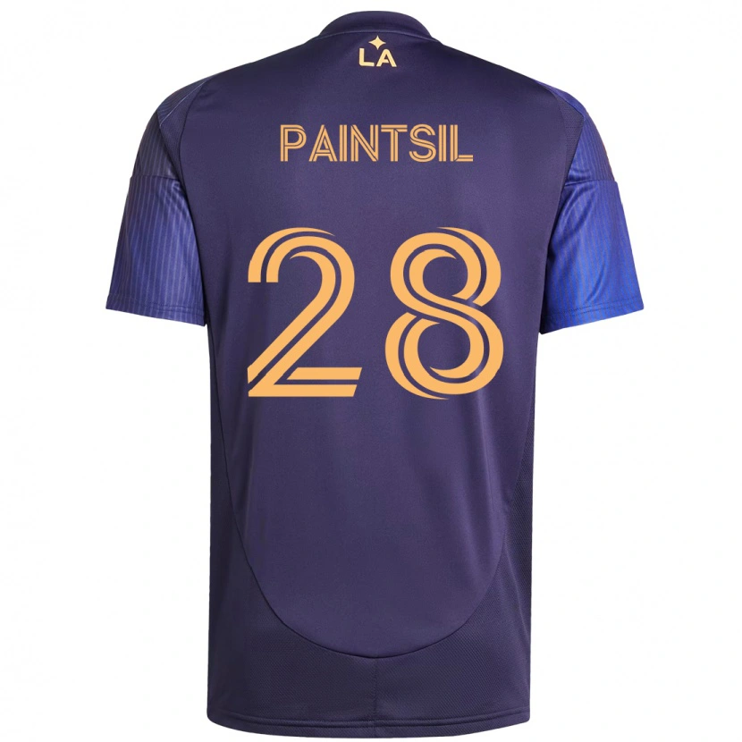 Danxen Homem Camisola Joseph Paintsil #28 Roxo Azul Alternativa 2025/26 Camisa Brasil