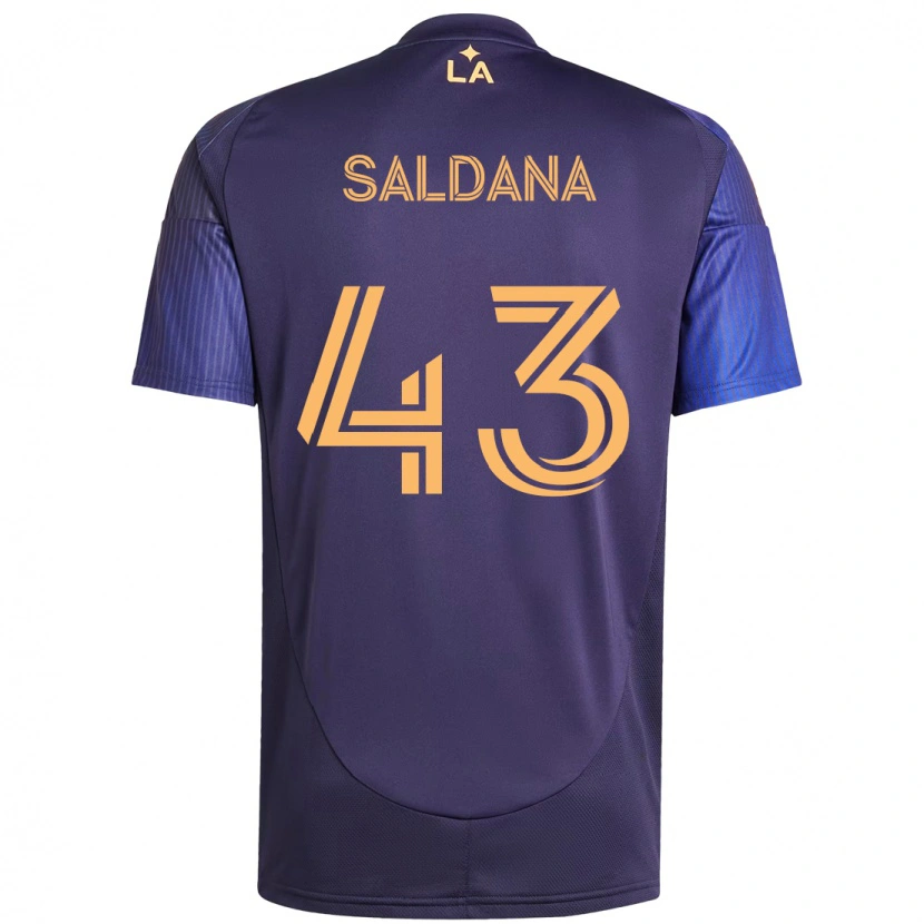 Danxen Homem Camisola Adam Saldaña #43 Roxo Azul Alternativa 2025/26 Camisa Brasil