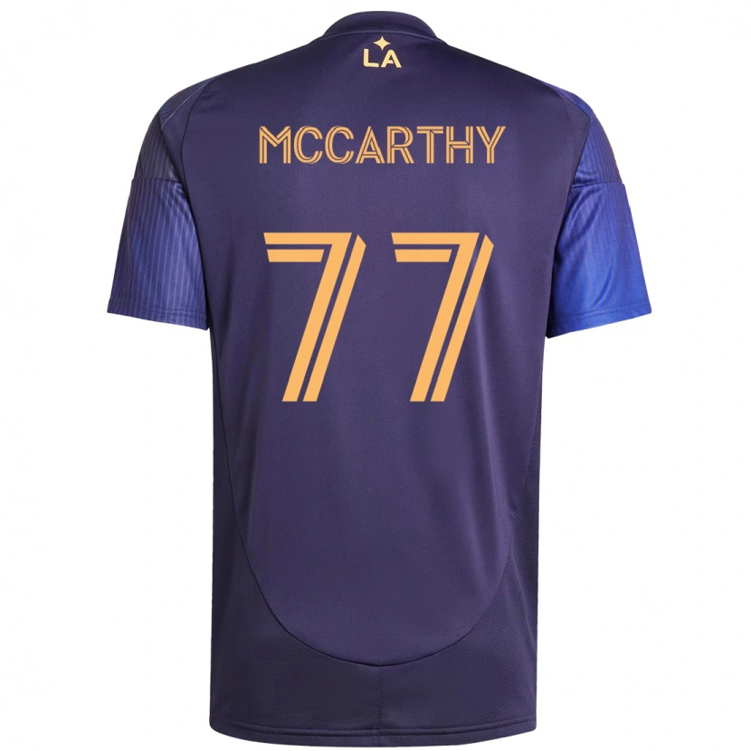 Danxen Homem Camisola John Mccarthy #77 Roxo Azul Alternativa 2025/26 Camisa Brasil