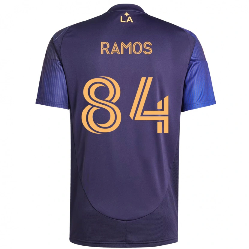 Danxen Homem Camisola Rubén Ramos #84 Roxo Azul Alternativa 2025/26 Camisa Brasil
