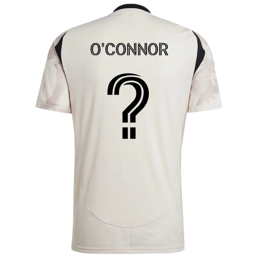 Danxen Homem Camisola Aidan O'connor #0 Bege Preto Alternativa 2025/26 Camisa Brasil