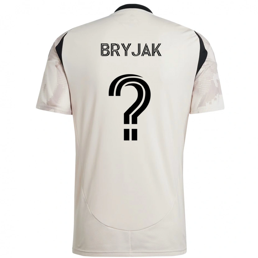 Danxen Homem Camisola Jeffrey Bryjak #0 Bege Preto Alternativa 2025/26 Camisa Brasil