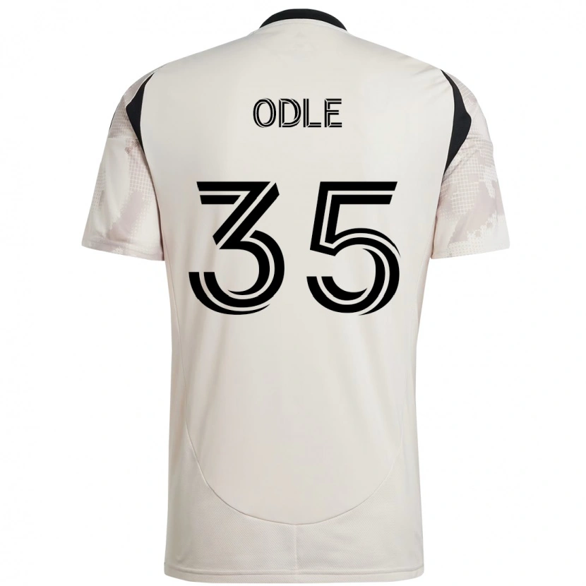 Danxen Homem Camisola Dallas Odle #35 Bege Preto Alternativa 2025/26 Camisa Brasil