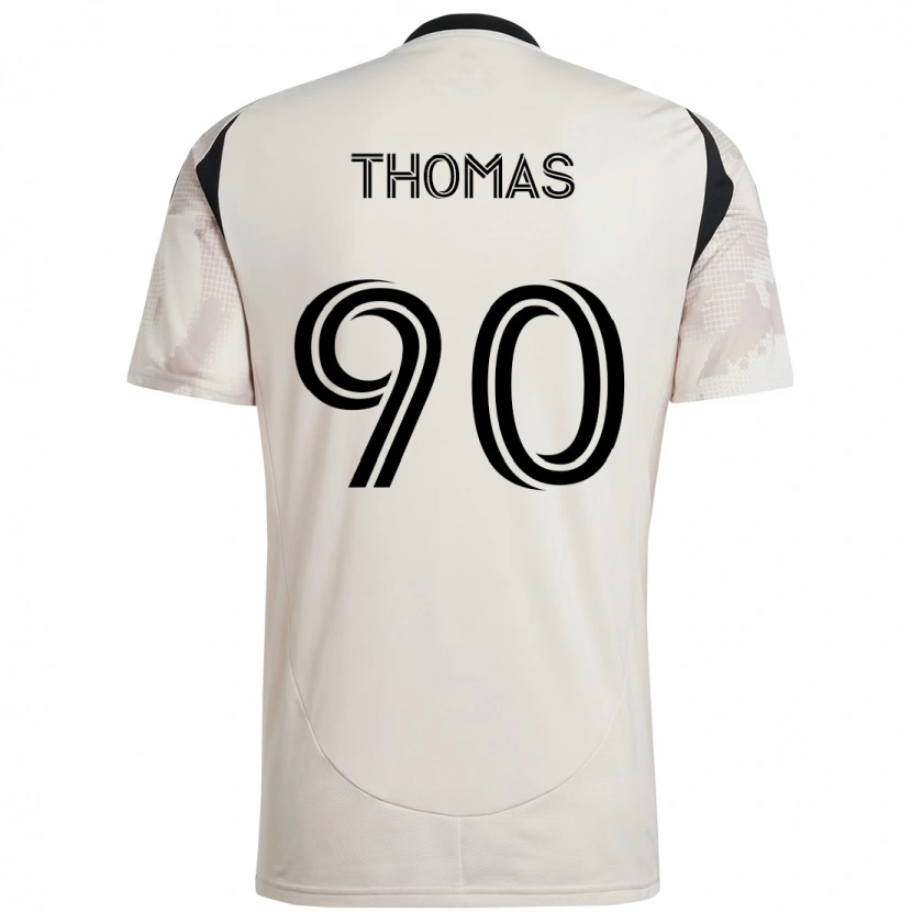 Danxen Homem Camisola Oladayo Thomas #90 Bege Preto Alternativa 2025/26 Camisa Brasil