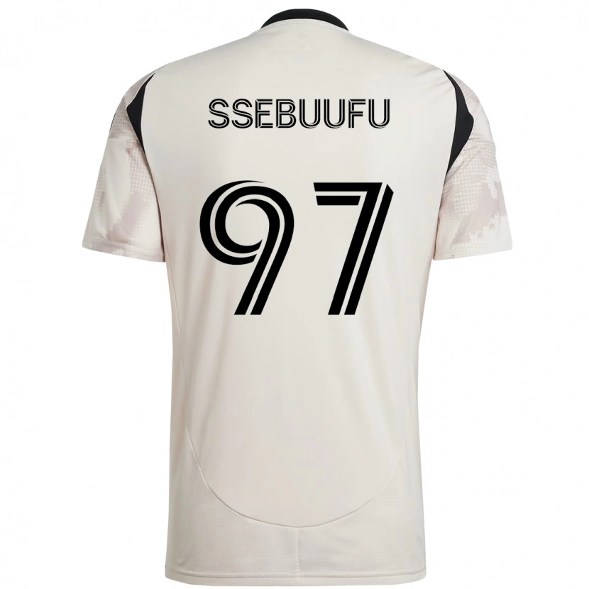 Danxen Homem Camisola Frank Ssebuufu #97 Bege Preto Alternativa 2025/26 Camisa Brasil