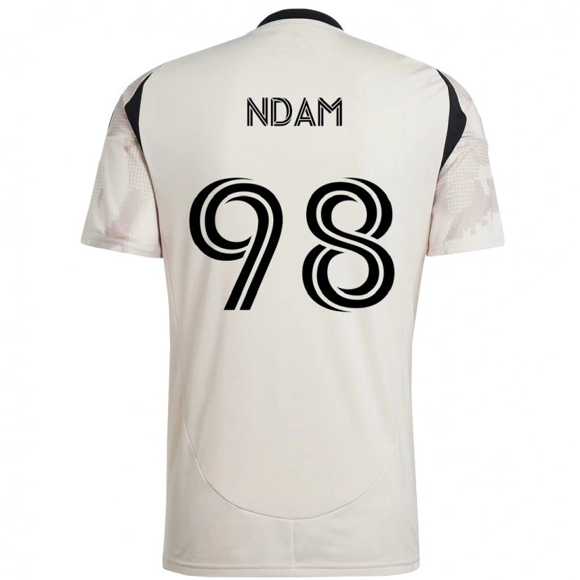 Danxen Homem Camisola Hassan Ndam #98 Bege Preto Alternativa 2025/26 Camisa Brasil