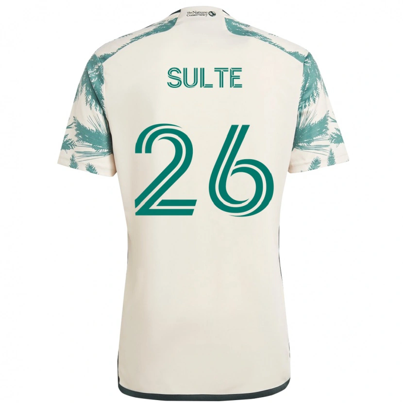 Danxen Homem Camisola Hunter Sulte #26 Bege Verde Alternativa 2025/26 Camisa Brasil