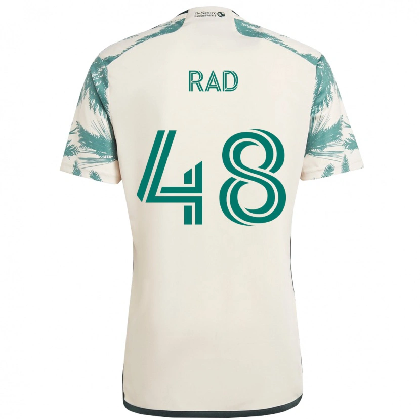 Danxen Homem Camisola Kaveh Rad #48 Bege Verde Alternativa 2025/26 Camisa Brasil