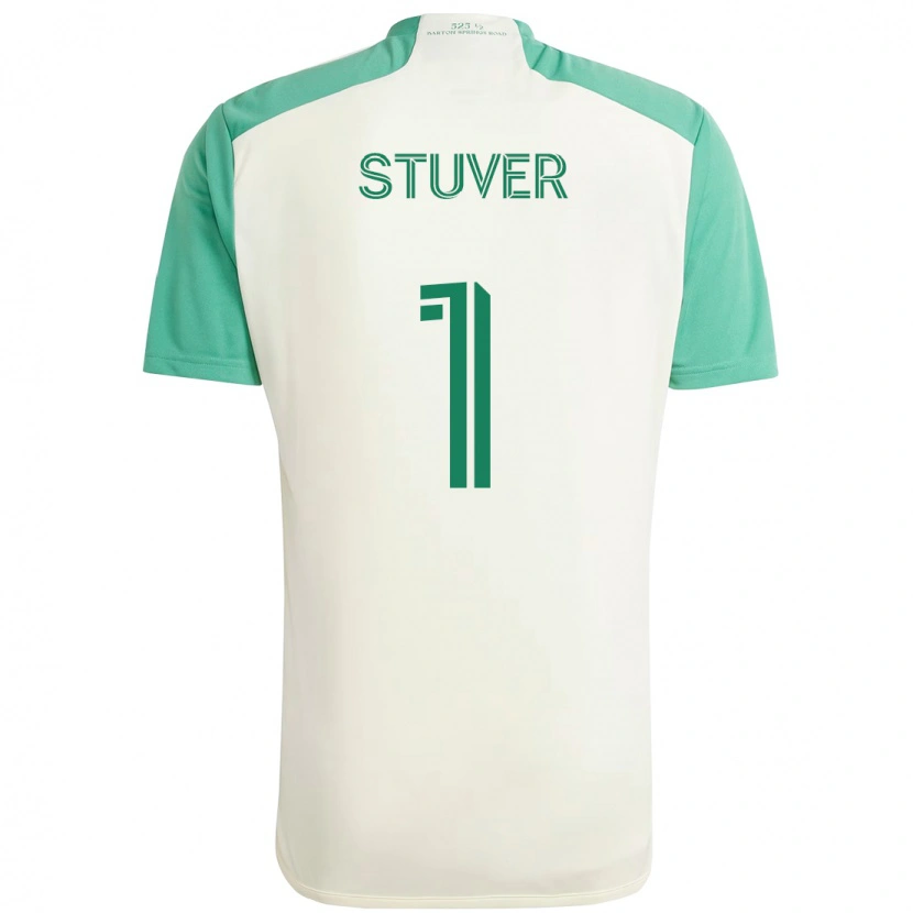 Danxen Homem Camisola Brad Stuver #1 Branco Verde Alternativa 2025/26 Camisa Brasil