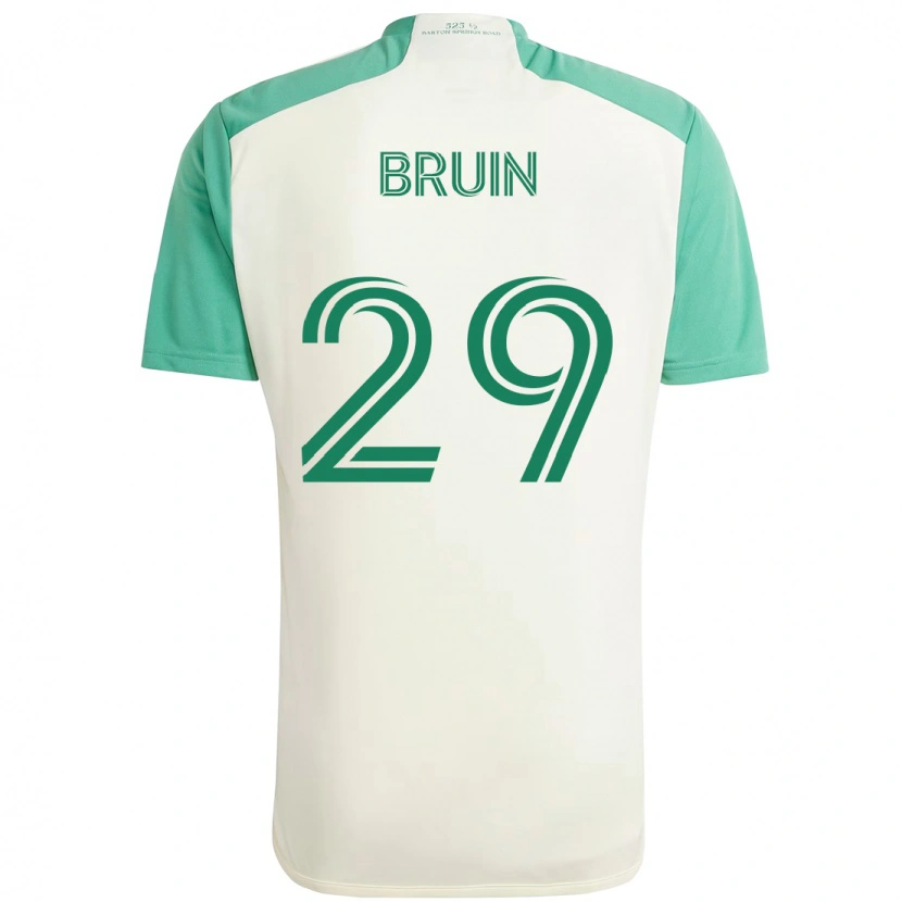 Danxen Homem Camisola Will Bruin #29 Branco Verde Alternativa 2025/26 Camisa Brasil