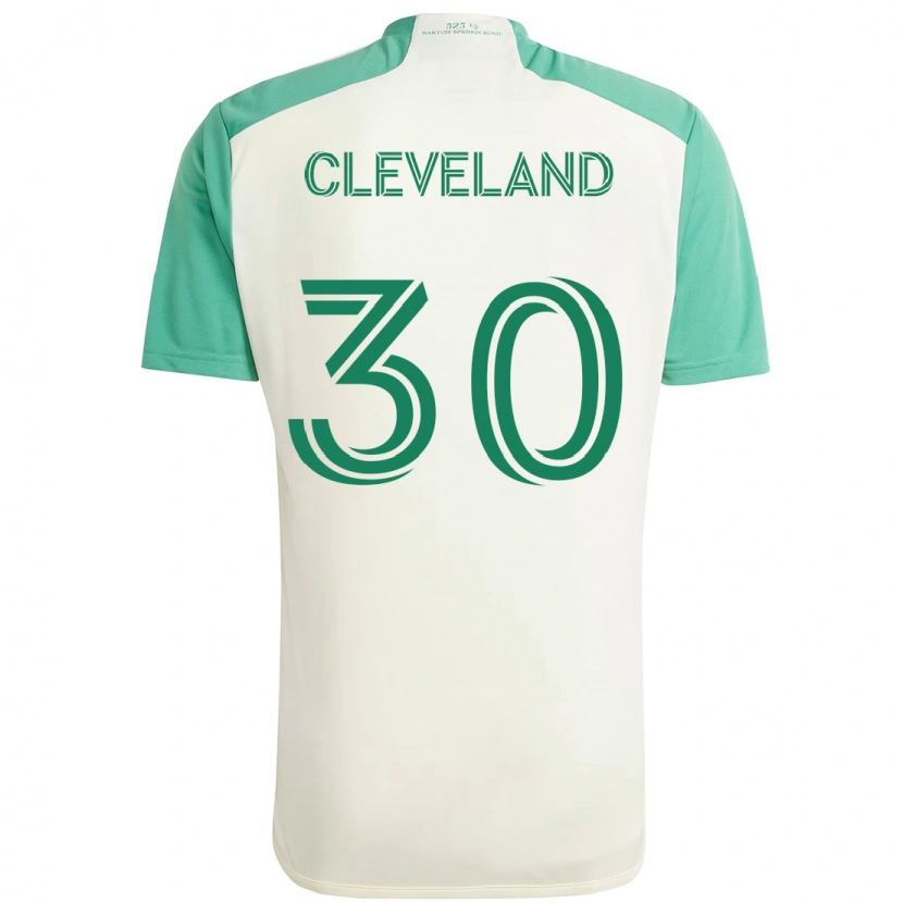 Danxen Homem Camisola Stefan Cleveland #30 Branco Verde Alternativa 2025/26 Camisa Brasil