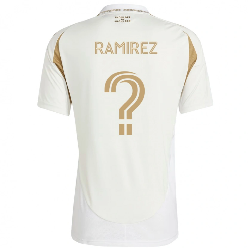Danxen Homem Camisola Dennis Ramirez #0 Branco Castanho Alternativa 2025/26 Camisa Brasil