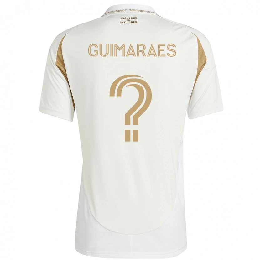 Danxen Homem Camisola Pedro Guimaraes #0 Branco Castanho Alternativa 2025/26 Camisa Brasil