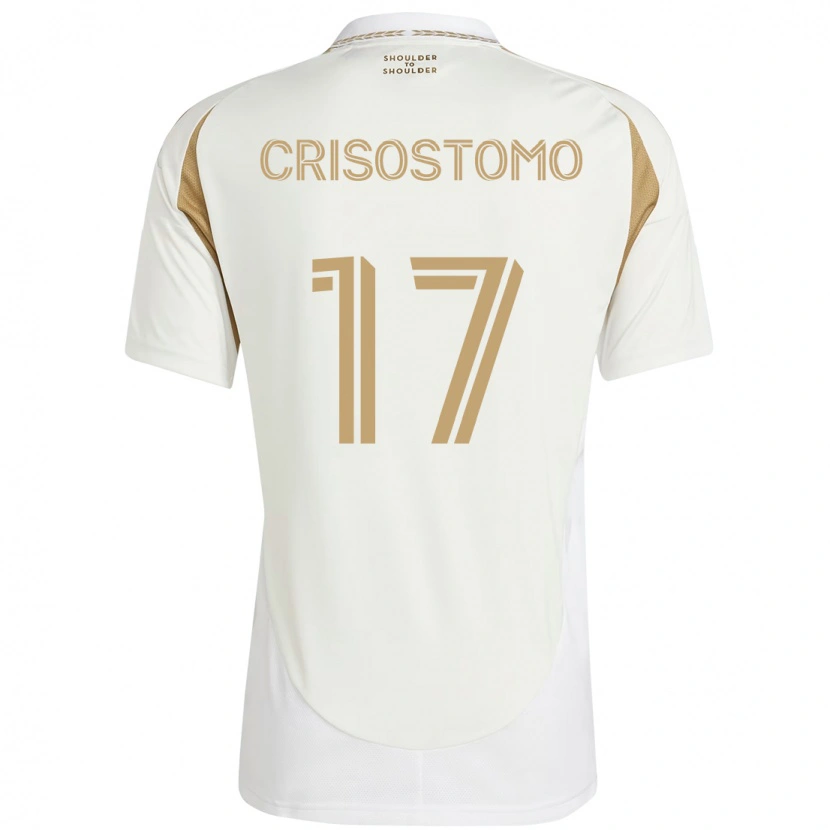 Danxen Homem Camisola Danny Crisostomo #17 Branco Castanho Alternativa 2025/26 Camisa Brasil
