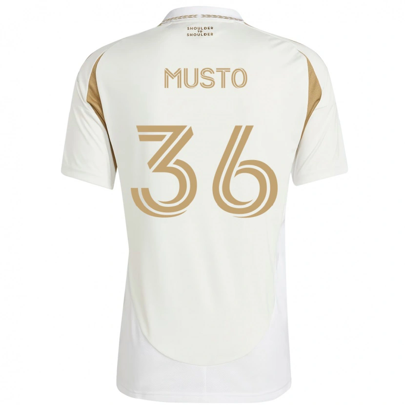 Danxen Homem Camisola Tommy Musto #36 Branco Castanho Alternativa 2025/26 Camisa Brasil