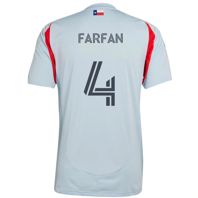 Danxen Homem Camisola Marco Farfán #4 Azul Claro Vermelho Alternativa 2025/26 Camisa Brasil