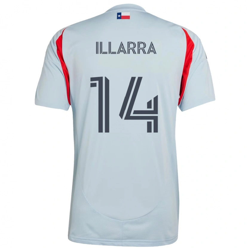 Danxen Homem Camisola Asier Illarramendi #14 Azul Claro Vermelho Alternativa 2025/26 Camisa Brasil