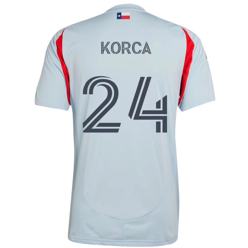 Danxen Homem Camisola Amet Korca #24 Azul Claro Vermelho Alternativa 2025/26 Camisa Brasil