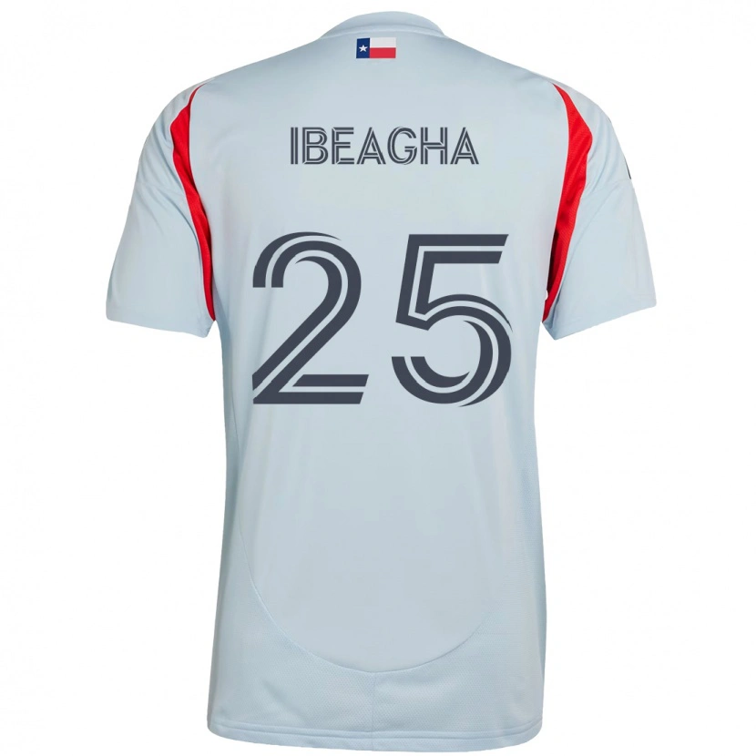 Danxen Homem Camisola Sebastien Ibeagha #25 Azul Claro Vermelho Alternativa 2025/26 Camisa Brasil