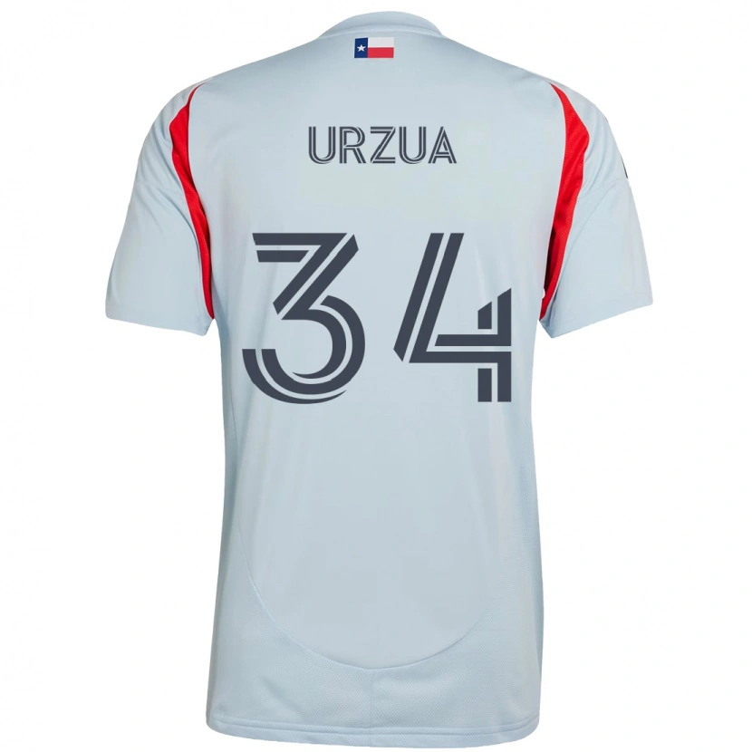 Danxen Homem Camisola Alejandro Urzua #34 Azul Claro Vermelho Alternativa 2025/26 Camisa Brasil