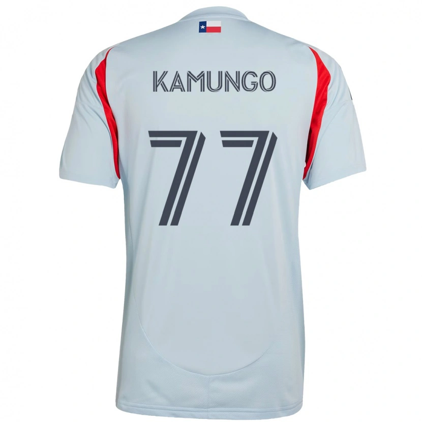 Danxen Homem Camisola Bernard Kamungo #77 Azul Claro Vermelho Alternativa 2025/26 Camisa Brasil
