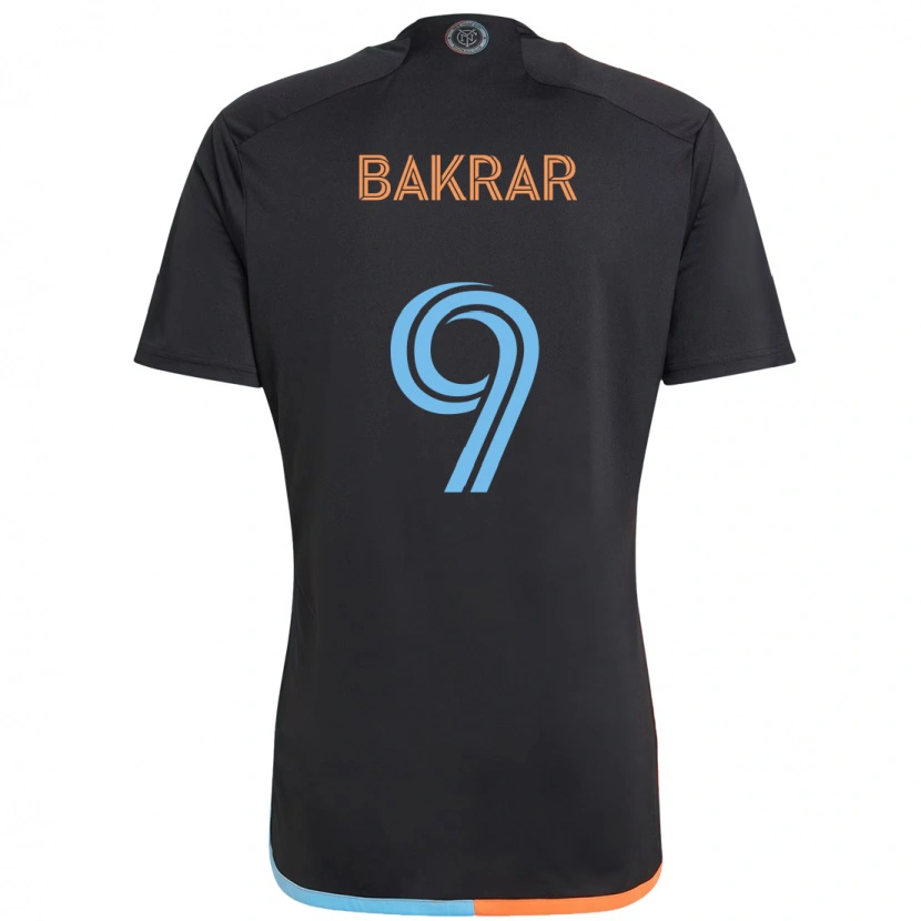 Danxen Homem Camisola Monsef Bakrar #9 Preto Azul Laranja Alternativa 2025/26 Camisa Brasil