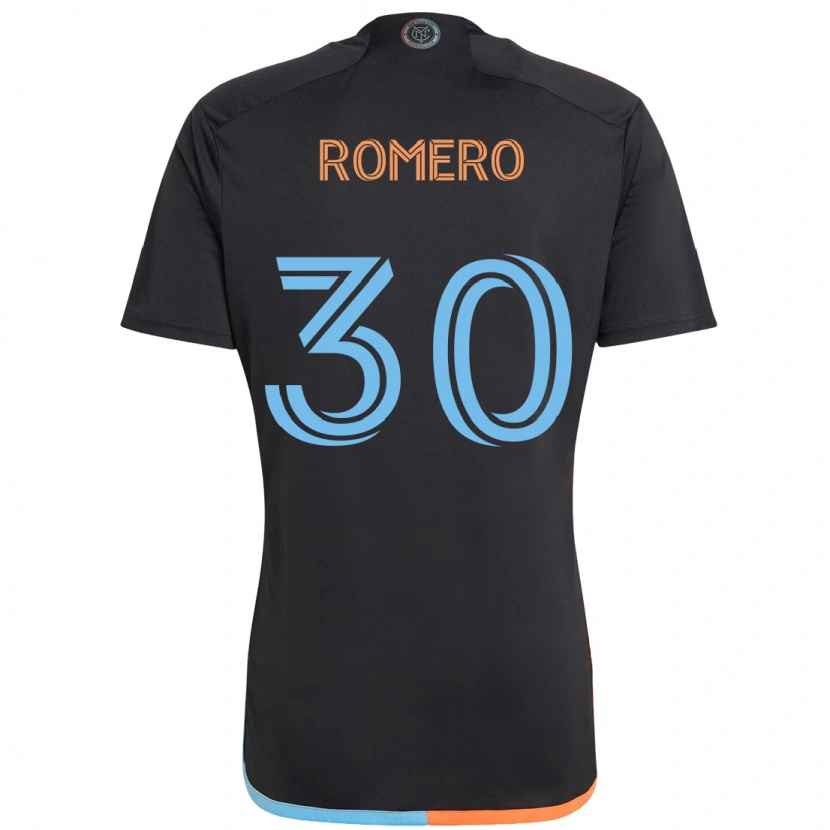 Danxen Homem Camisola Tomás Romero #30 Preto Azul Laranja Alternativa 2025/26 Camisa Brasil