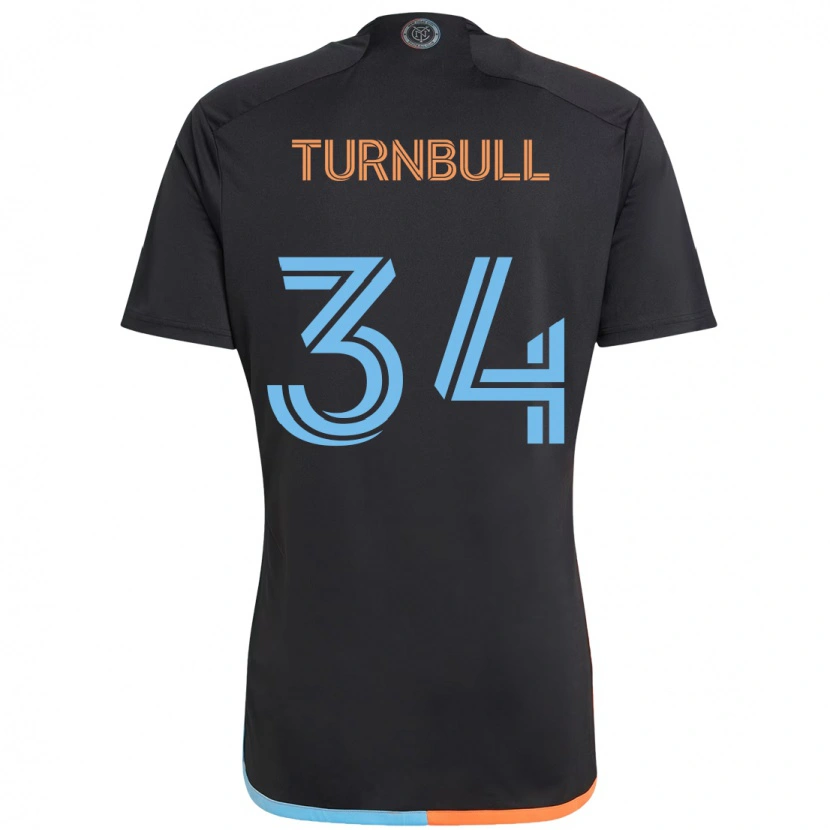 Danxen Homem Camisola Stephen Turnbull #34 Preto Azul Laranja Alternativa 2025/26 Camisa Brasil