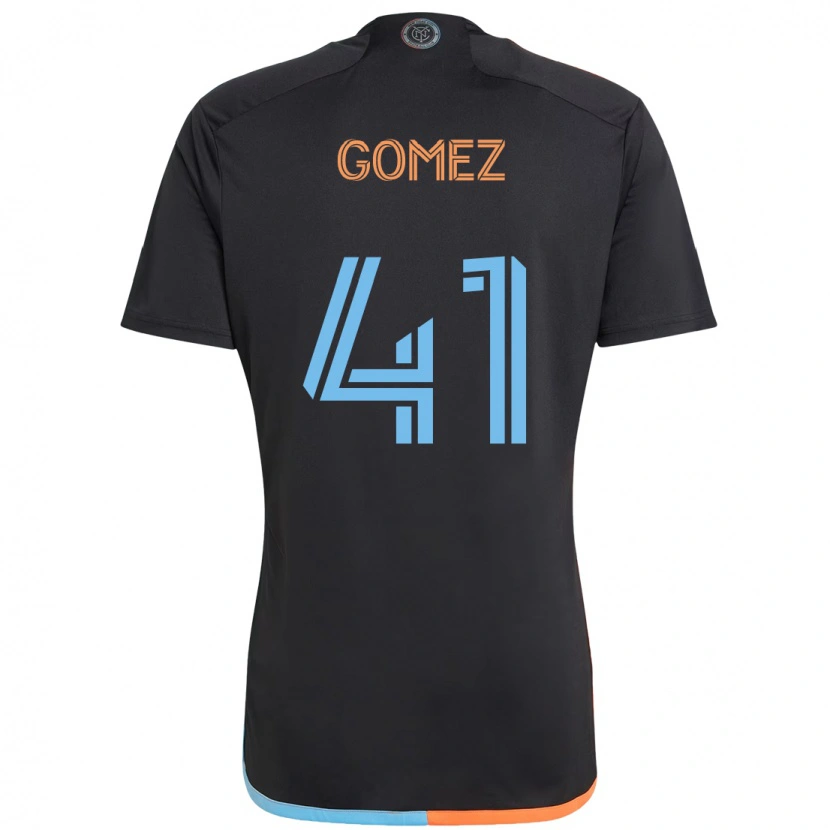 Danxen Homem Camisola Julián Gómez #41 Preto Azul Laranja Alternativa 2025/26 Camisa Brasil