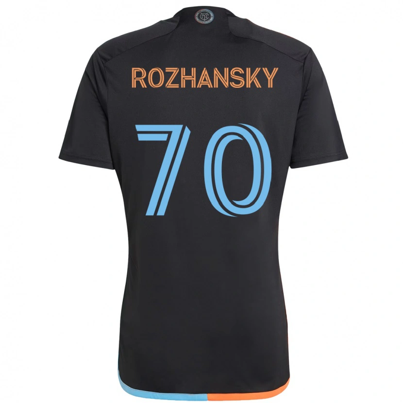Danxen Homem Camisola Jake Rozhansky #70 Preto Azul Laranja Alternativa 2025/26 Camisa Brasil