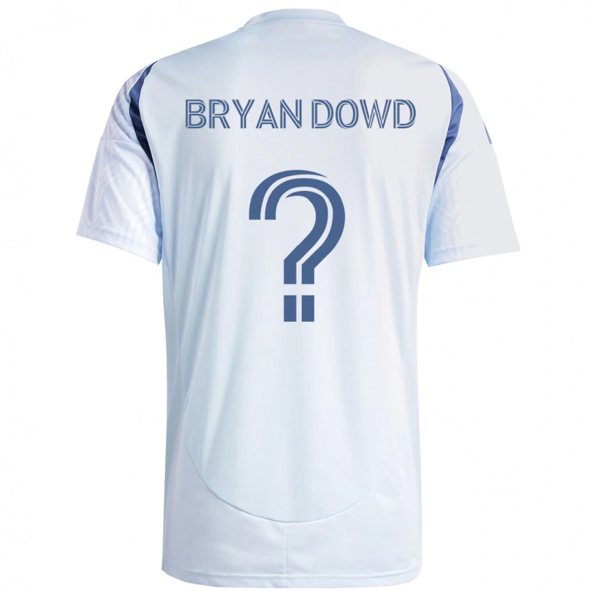 Danxen Homem Camisola Bryan Dowd #0 Azul Celeste Claro Azul Alternativa 2025/26 Camisa Brasil
