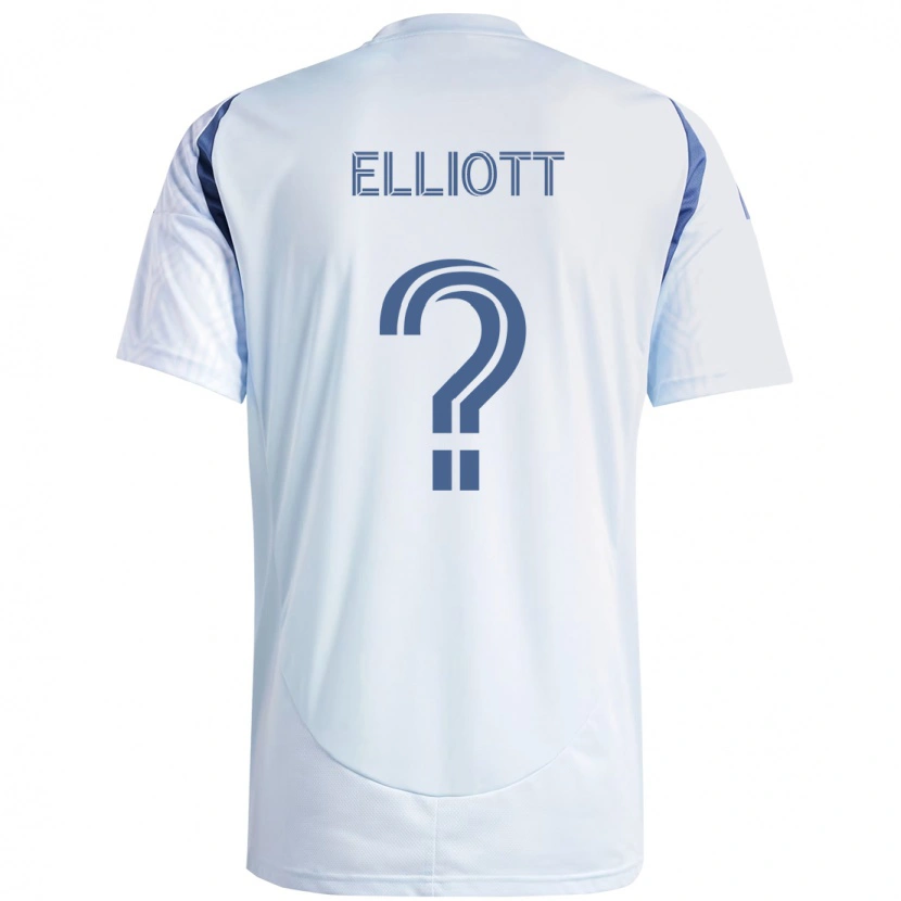 Danxen Homem Camisola Jack Elliott #0 Azul Celeste Claro Azul Alternativa 2025/26 Camisa Brasil